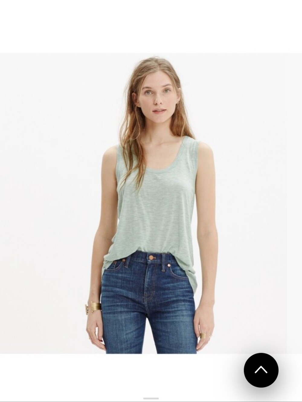 Madewell Black Scoop Neck Tank Top